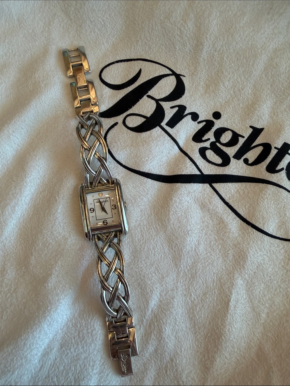 Brighton Silver Braided Link Women's Bracelet Watch Edinburgh Design